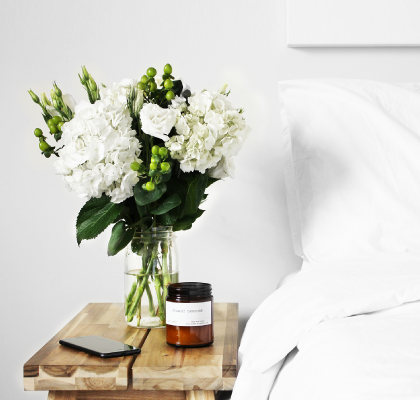 インテリアにも、Shiroのお花を。自分へのご褒美にいかがですか。